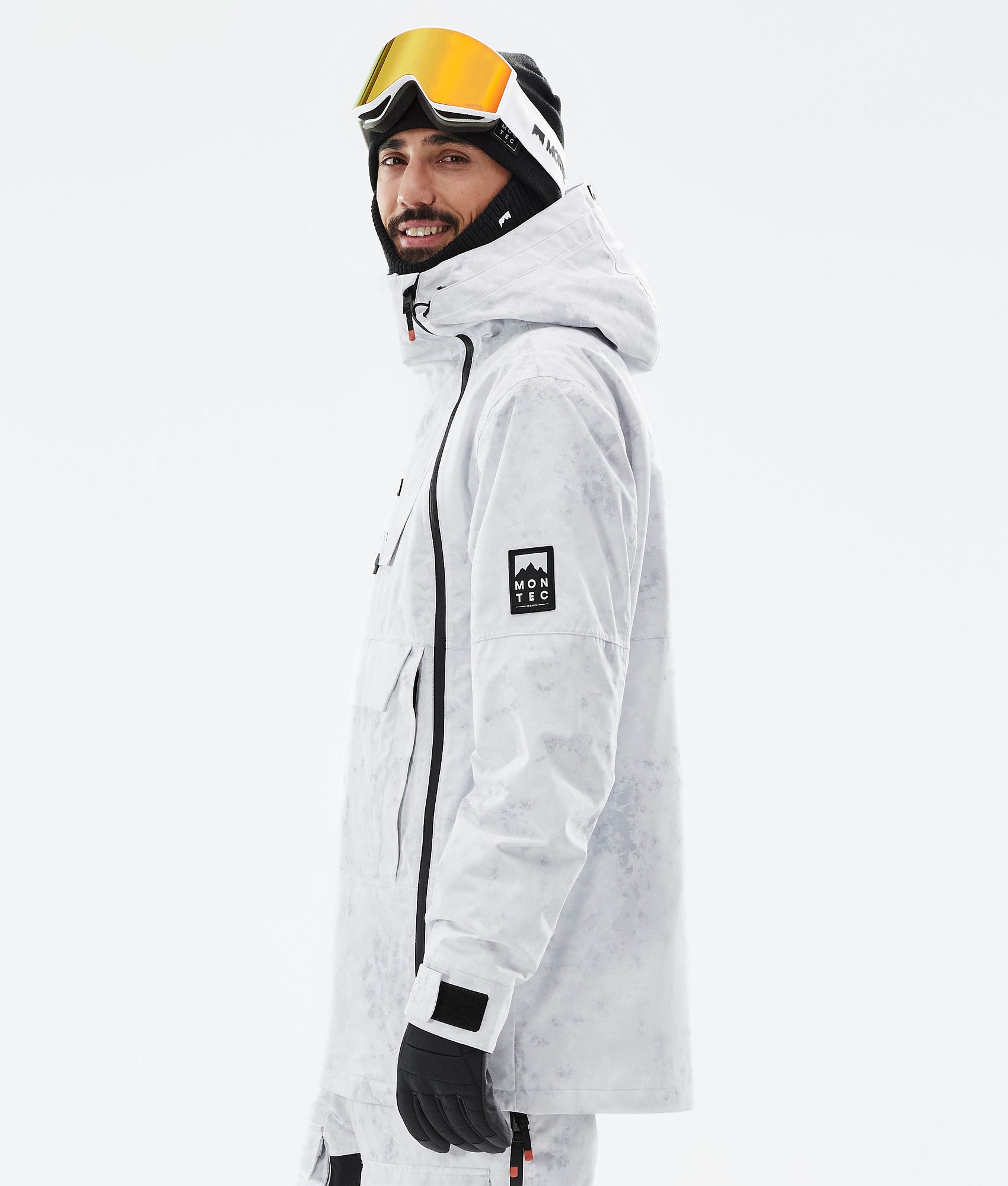 snowboard jacket mens white