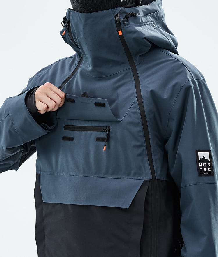 Montec Doom Giacca Sci Uomo Metal Blue/Black, Immagine 10 di 11