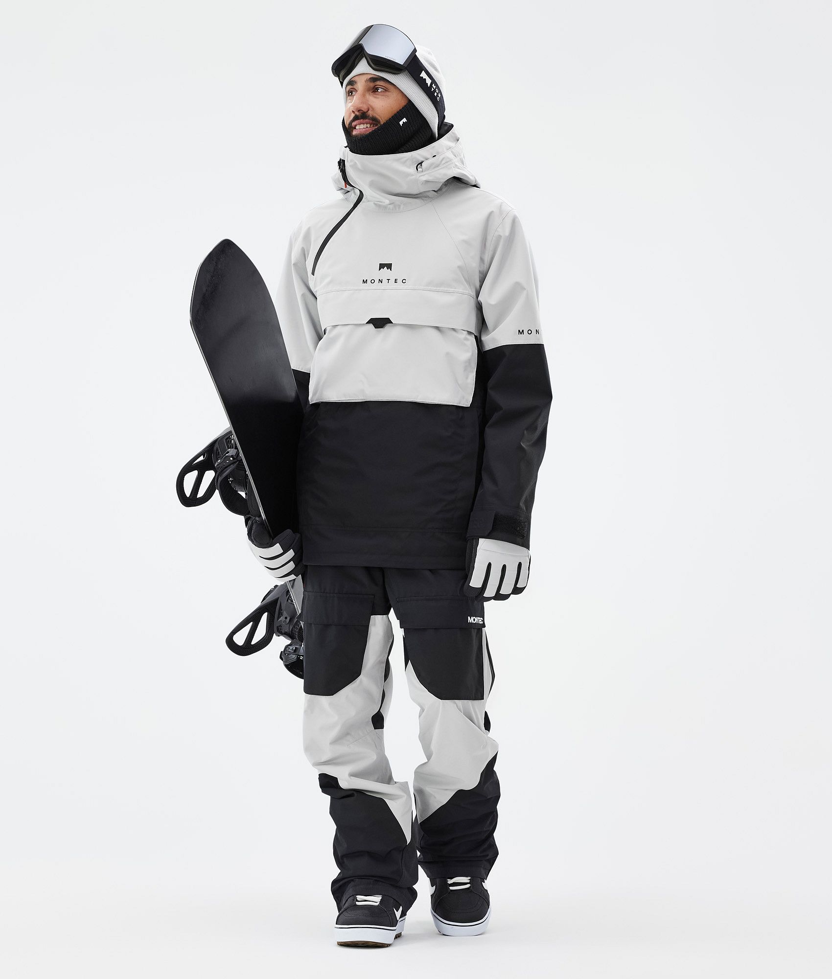 Black and white snowboard sale jacket