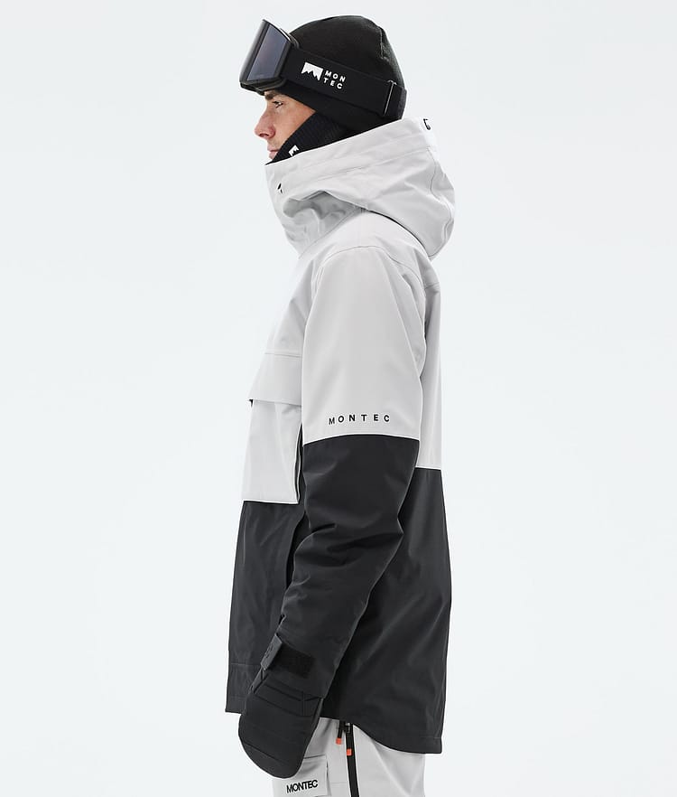 Montec Dune Snowboardjakke Herre Light Grey/Black Renewed, Billede 6 af 9