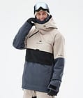 Montec Dune Snowboardjakke Herre Sand/Black/Metal Blue, Billede 1 af 10