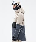 Montec Dune Snowboardjakke Herre Sand/Black/Metal Blue, Billede 7 af 10