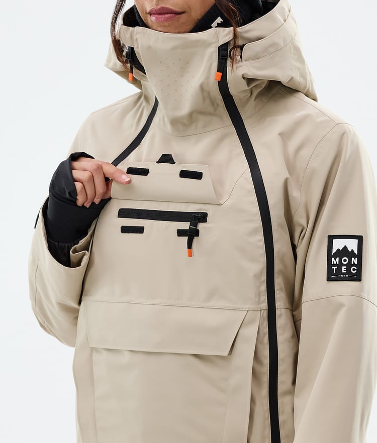 Montec Doom W Giacca Snowboard Donna Sand, Immagine 10 di 11