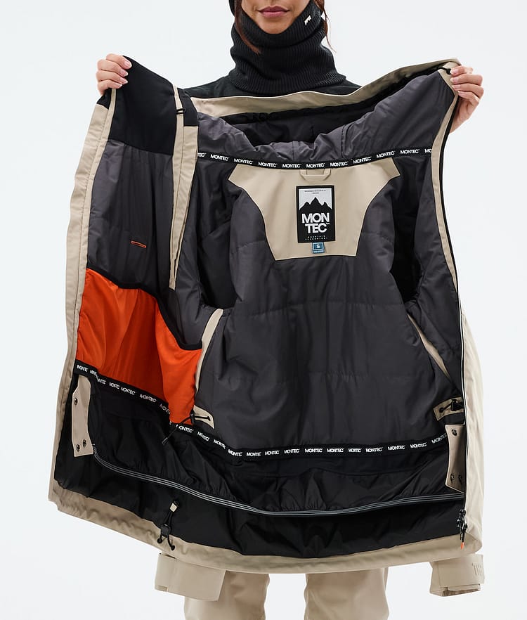 Montec Doom W Giacca Snowboard Donna Sand, Immagine 11 di 11