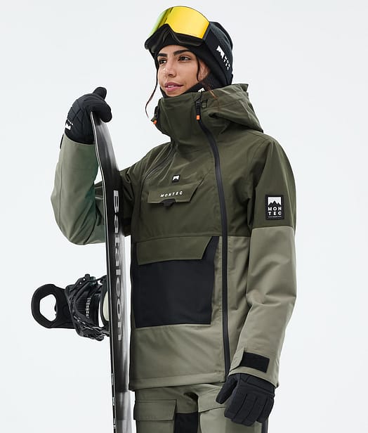 Montec Doom W Snowboardjacke Damen Olive Green/Black/Greenish