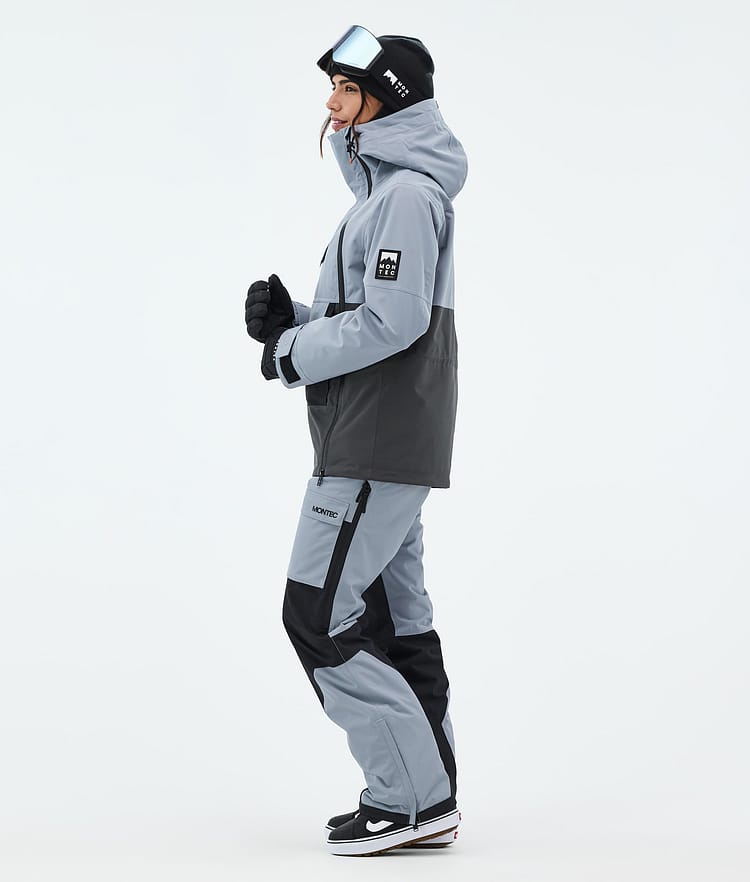 Montec Doom W Giacca Snowboard Donna Soft Blue/Black/Phantom, Immagine 4 di 11