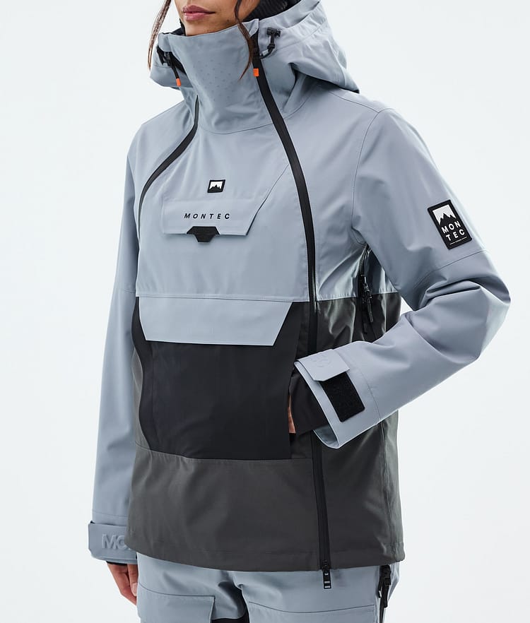 Montec Doom W Giacca Snowboard Donna Soft Blue/Black/Phantom, Immagine 8 di 11