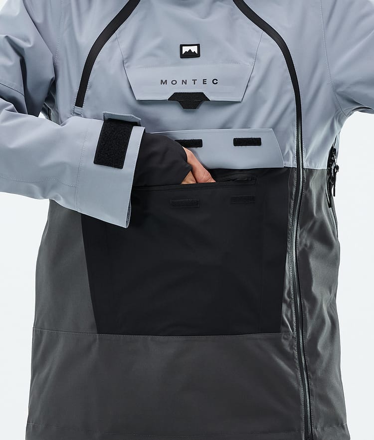 Montec Doom W Giacca Snowboard Donna Soft Blue/Black/Phantom, Immagine 9 di 11