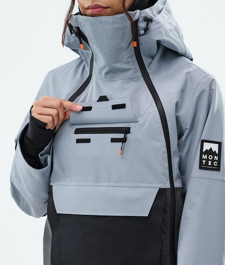 Montec Doom W Giacca Snowboard Donna Soft Blue/Black/Phantom, Immagine 10 di 11