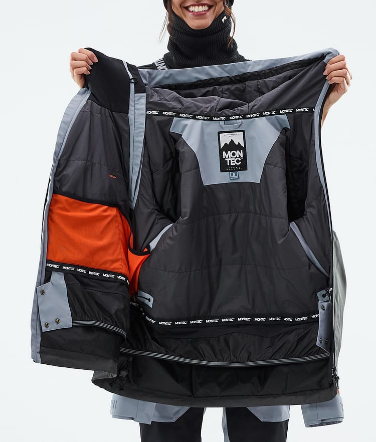 Montec Doom W Giacca Snowboard Donna Soft Blue/Black/Phantom, Immagine 11 di 11