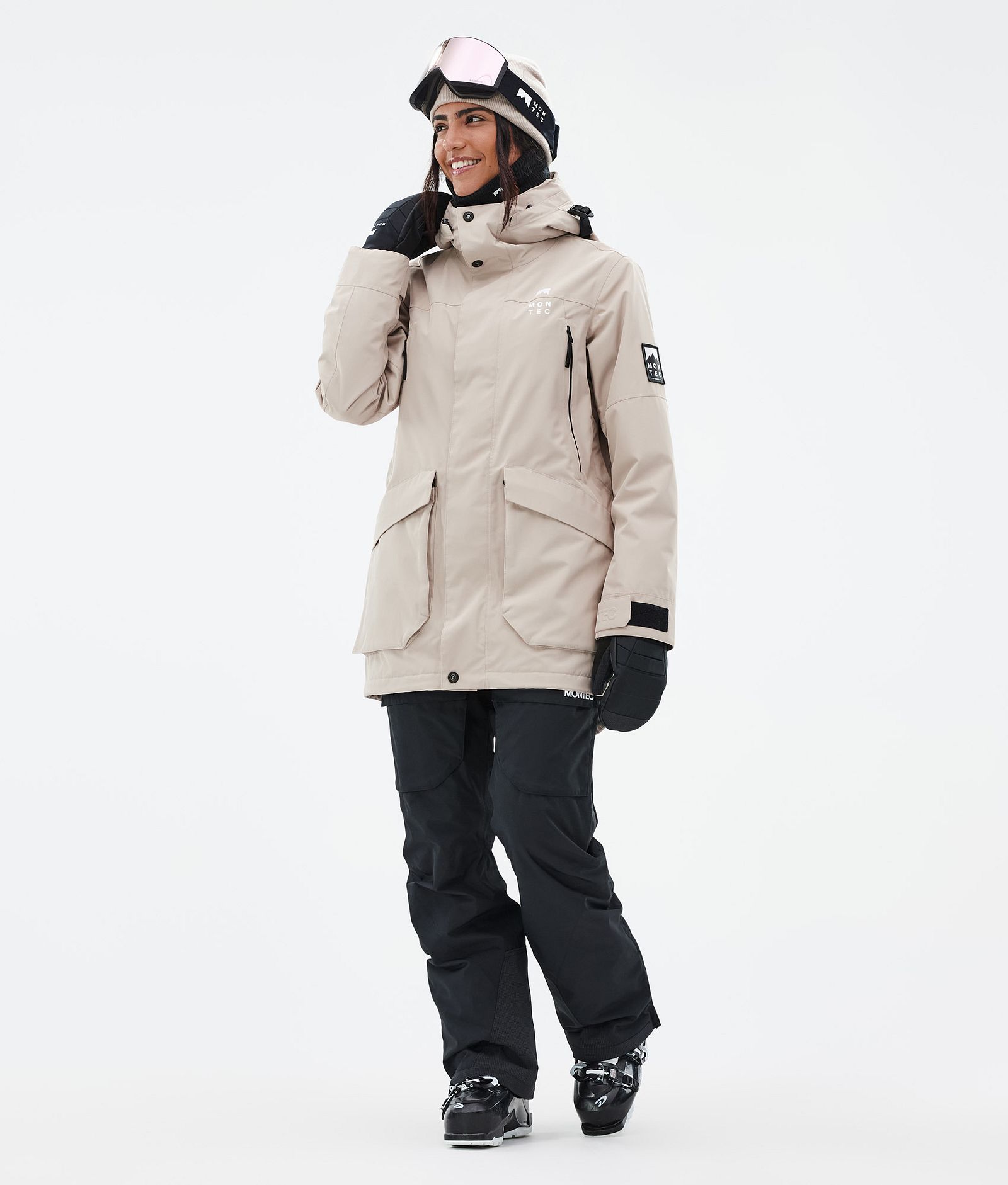 Montec Virago W Ski Jacket Women Sand, Image 3 of 10