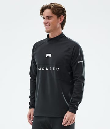 Montec Alpha Base Layer Top Men Black
