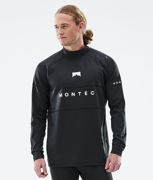 Montec Alpha Top Termiczny Mężczyźni Black