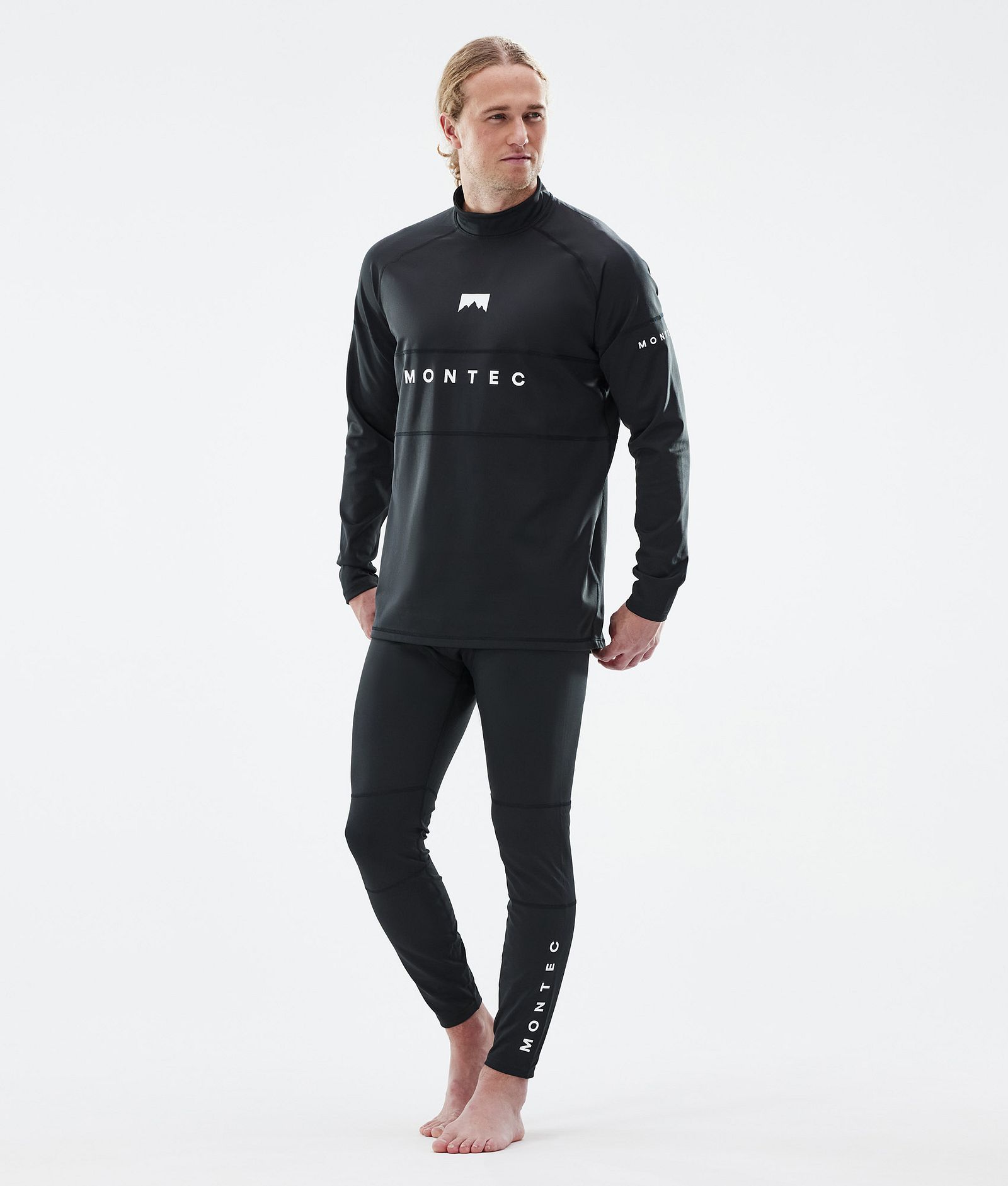 Montec Alpha Base Layer Top Men Black, Image 3 of 5