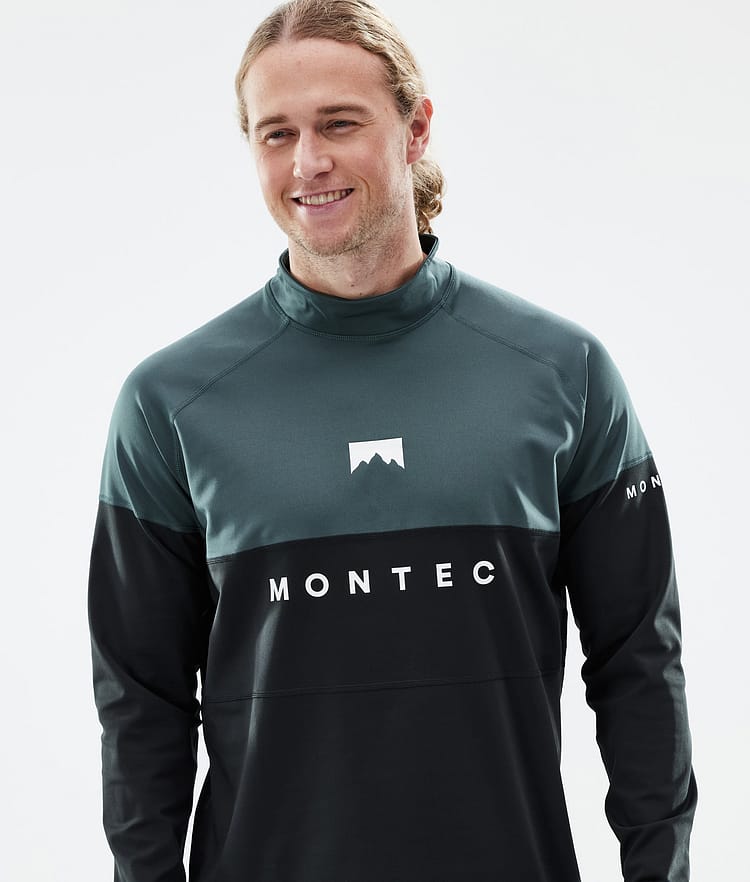 Montec Alpha Camiseta Térmica Hombre Dark Atlantic/Black, Imagen 2 de 5