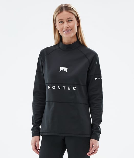 Montec Alpha W Base Layer Top Women Black