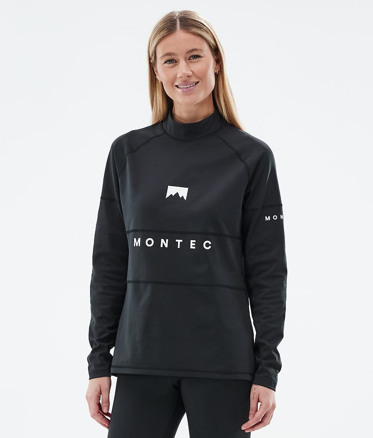 Montec Alpha W Maglia Termica Donna Black, Immagine 1 di 5