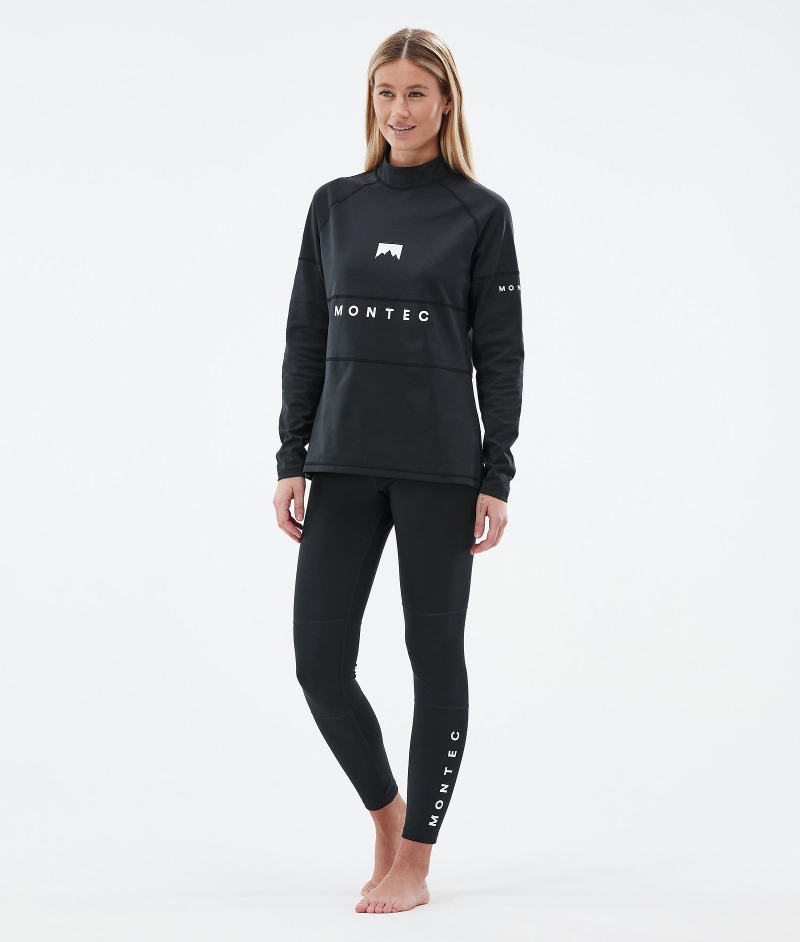 Montec Alpha W Base Layer Top Women Black, Image 3 of 5