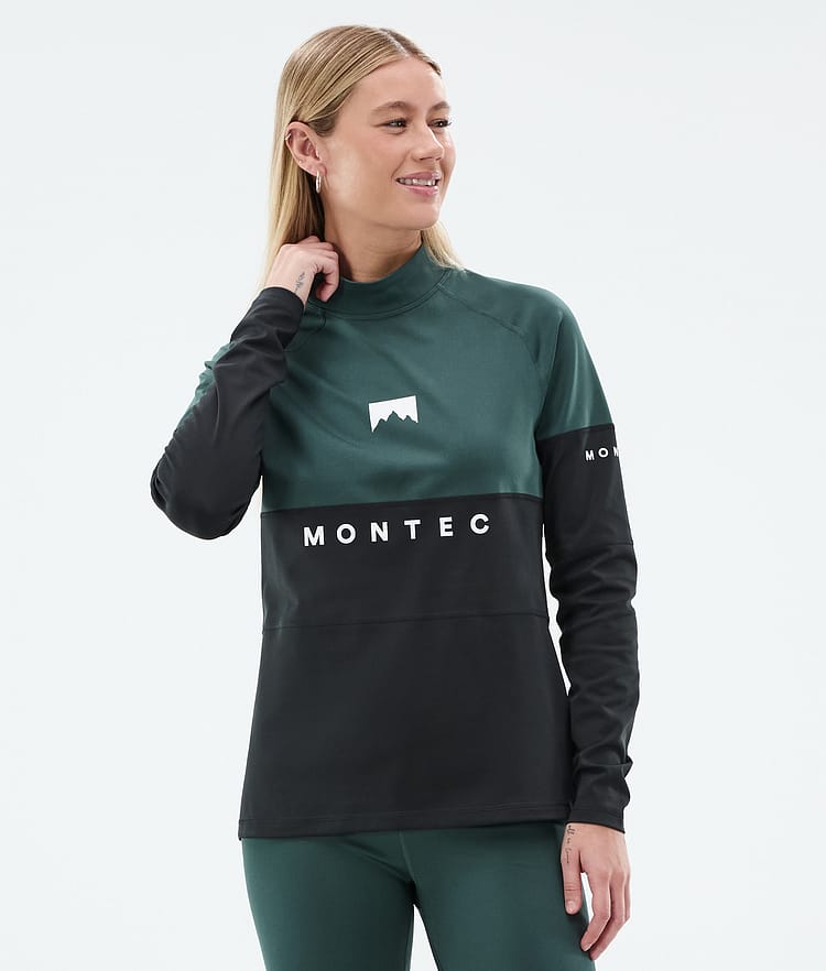 Montec Alpha W Base Layer Top Women Dark Atlantic/Black, Image 1 of 5
