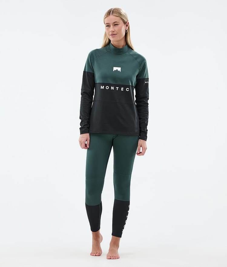 Montec Alpha W Base Layer Top Women Dark Atlantic/Black, Image 3 of 5