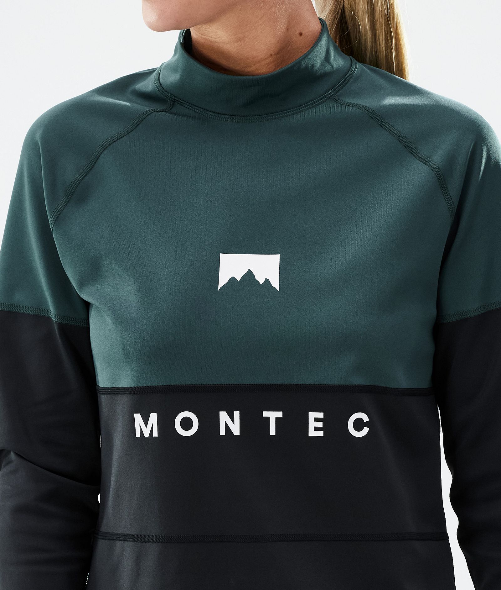 Montec Alpha W Camiseta Térmica Mujer Coral/Black/Metal Blue