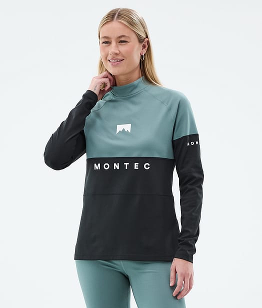 Montec Alpha W Camiseta Térmica Mujer Atlantic/Black