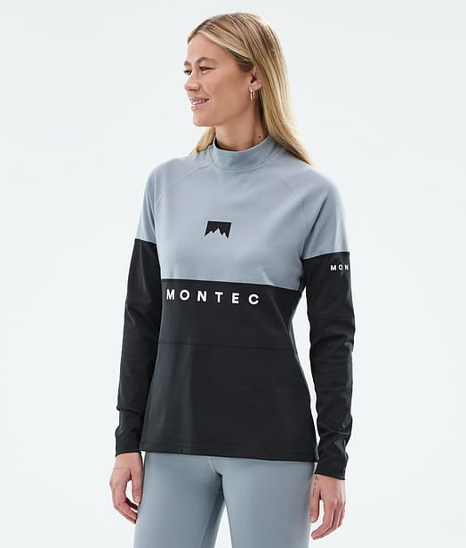 Montec Alpha W Basislaag Top Dames Soft Blue/Black