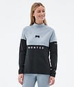 Montec Alpha W Base Layer Top Women Soft Blue/Black