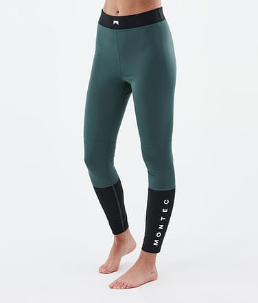 Montec Alpha W Baselayer tights Dame Dark Atlantic/Black