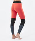 Montec Alpha W Legginsy Termoaktywne Kobiety Coral/Black/Metal Blue, Zdjęcie 2 z 7