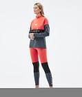 Montec Alpha W Base Layer Pant Women Coral/Black/Metal Blue, Image 3 of 7