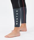 Montec Alpha W Pantalon thermique Femme Coral/Black/Metal Blue, Image 7 sur 7