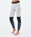 Montec Alpha W Baselayer tights Dame Light Grey/Black/Metal Blue