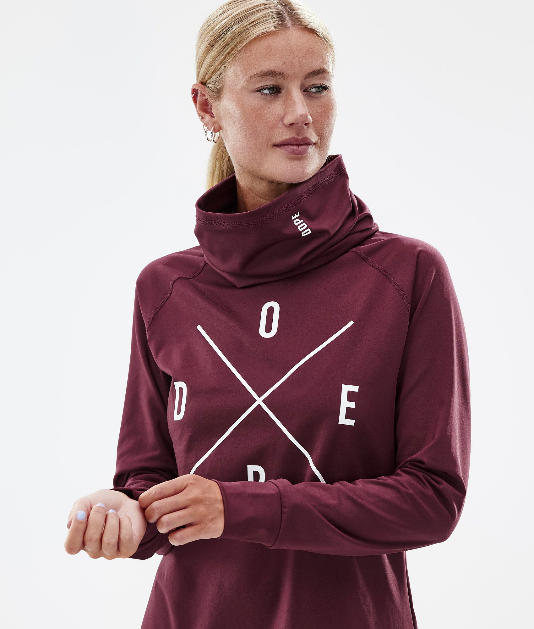 Burgundy shop base layer