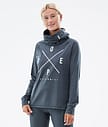 Dope Snuggle W 2022 Baselayer top Dame 2X-Up Metal Blue