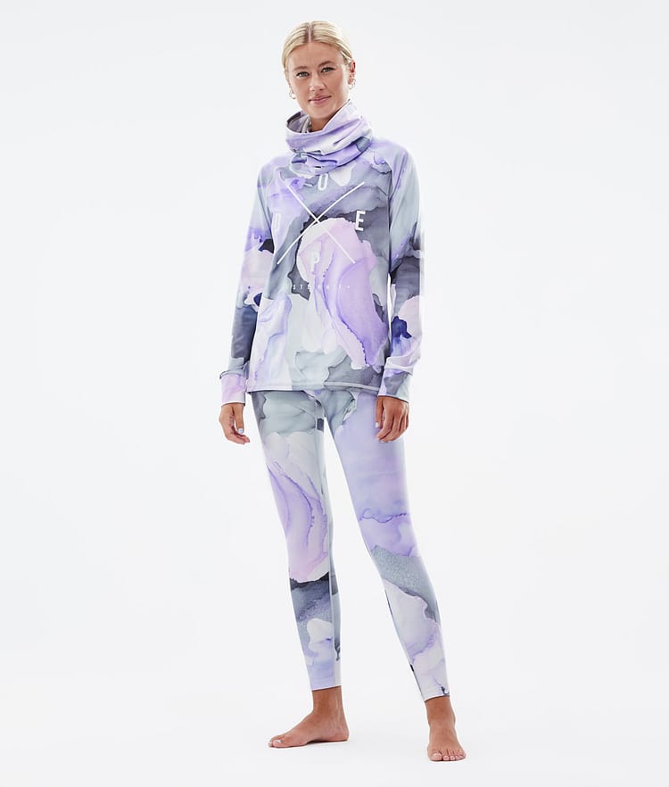 Dope Snuggle W 22 Baselayer tights Dame 2X-Up Blot Violet, Billede 3 af 7