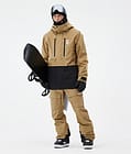 Montec Fawk Snowboard jas Heren Gold/Black, Afbeelding 3 van 10