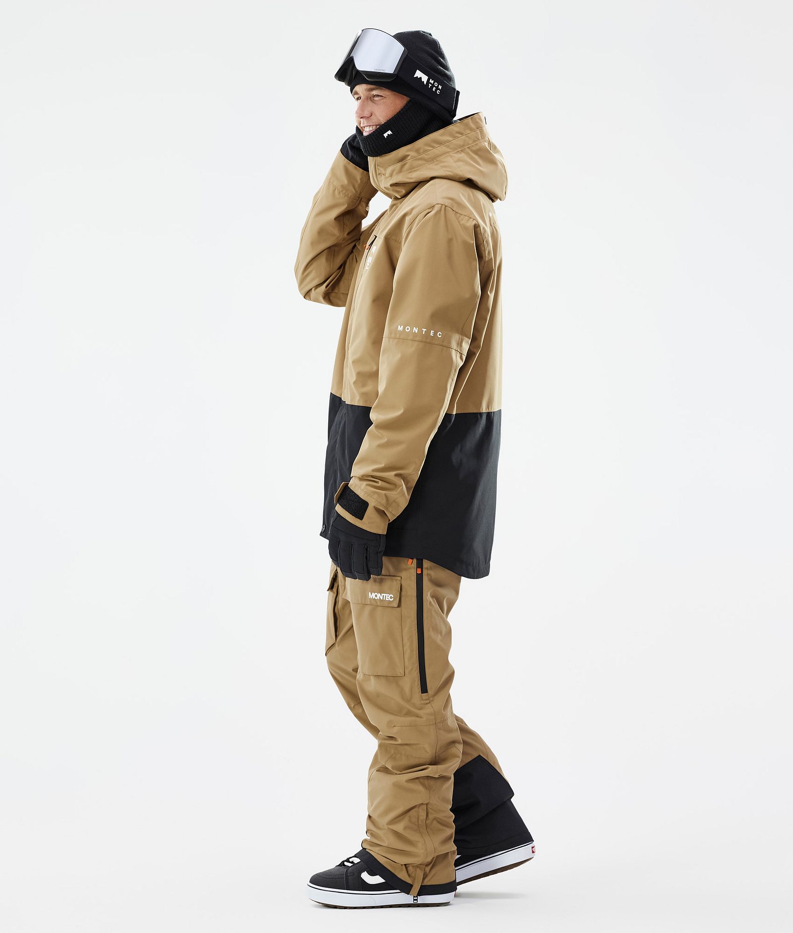 Montec Fawk Snowboardjakke Herre Gold/Black, Billede 4 af 10