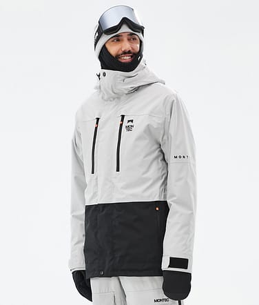 Montec Fawk Giacca Snowboard Uomo Light Grey/Black Renewed