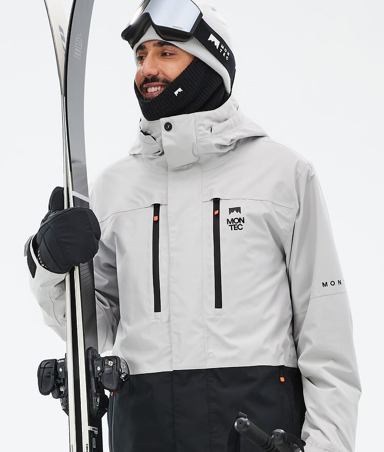 Montec Fawk Veste de Ski Homme Light Grey/Black, Image 2 sur 10