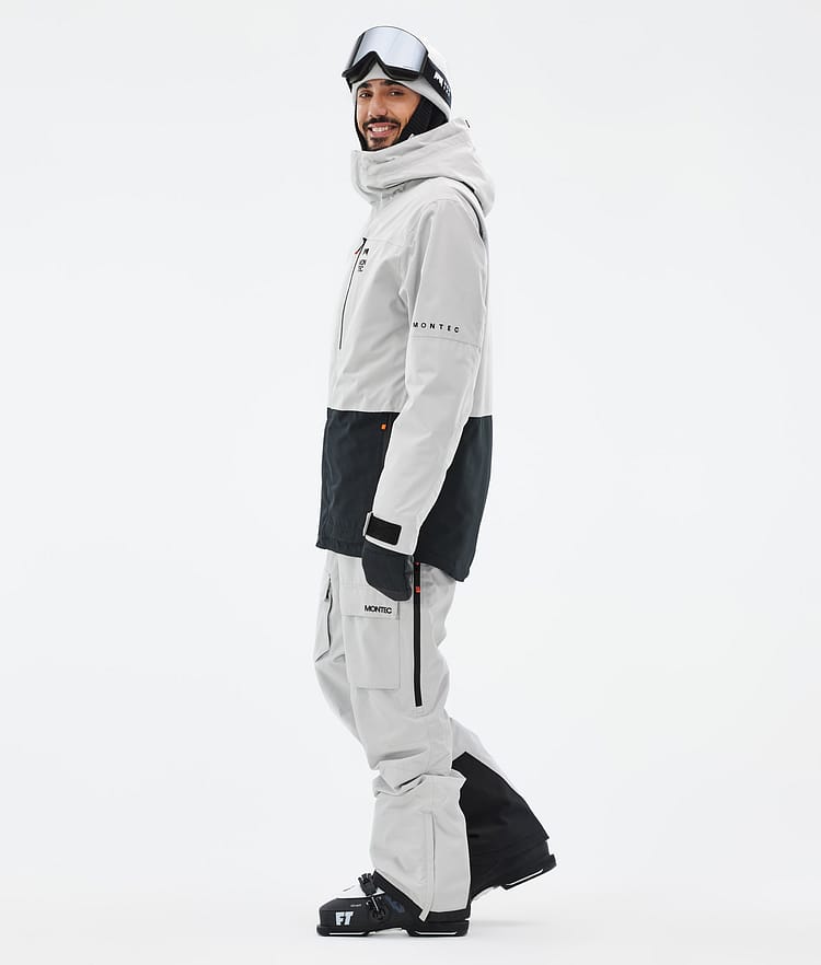 Montec Fawk Ski jas Heren Light Grey/Black, Afbeelding 4 van 10