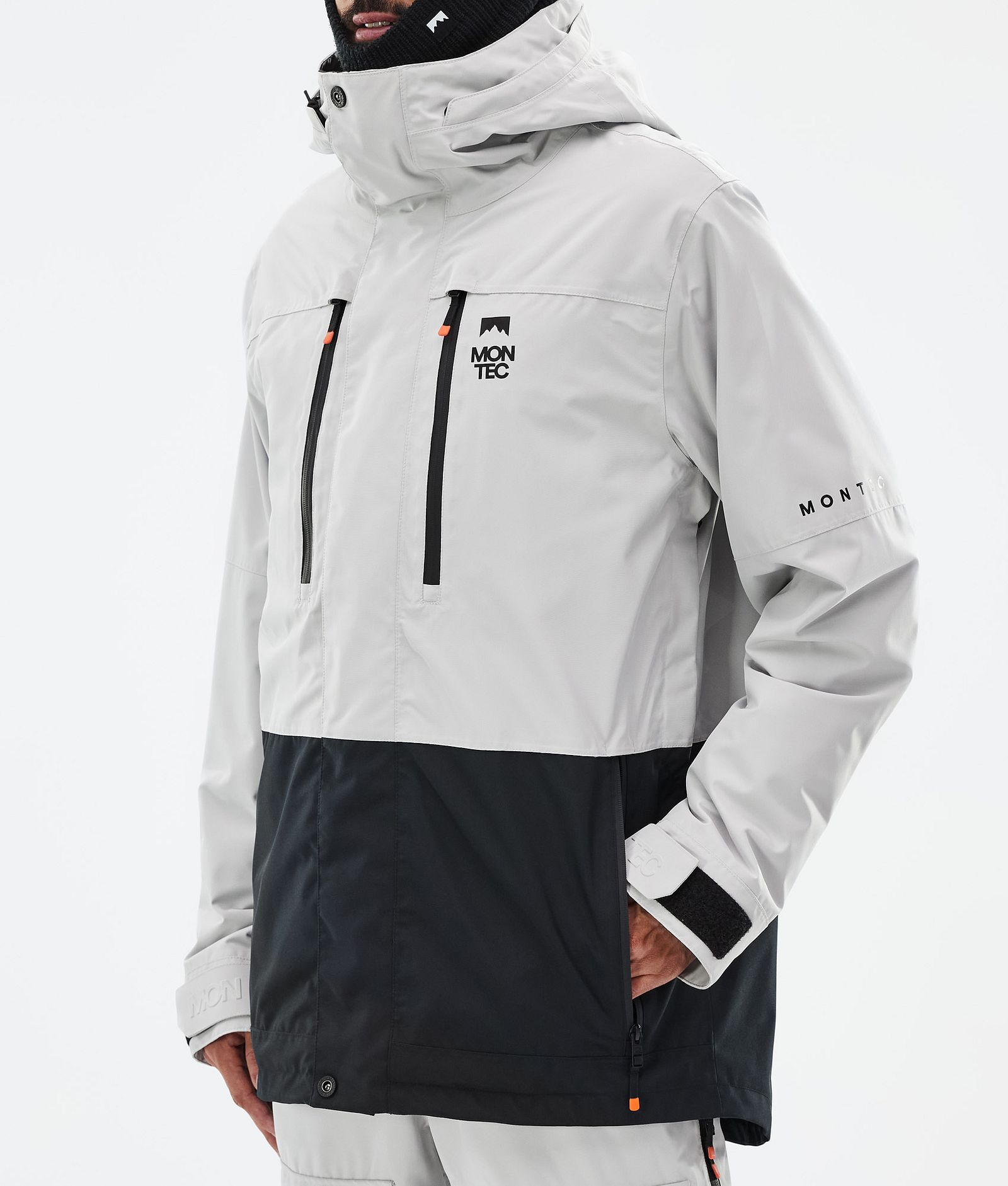 Montec Fawk Ski jas Heren Light Grey/Black, Afbeelding 8 van 10