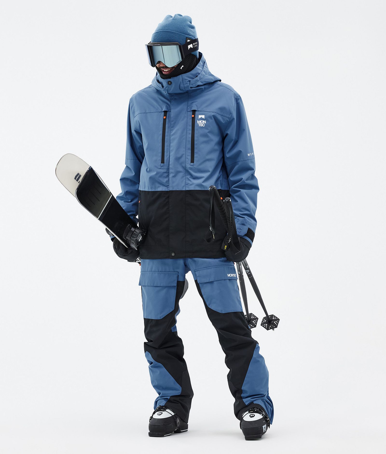 Montec Fawk Ski jas Heren Blue Steel/Black, Afbeelding 3 van 10