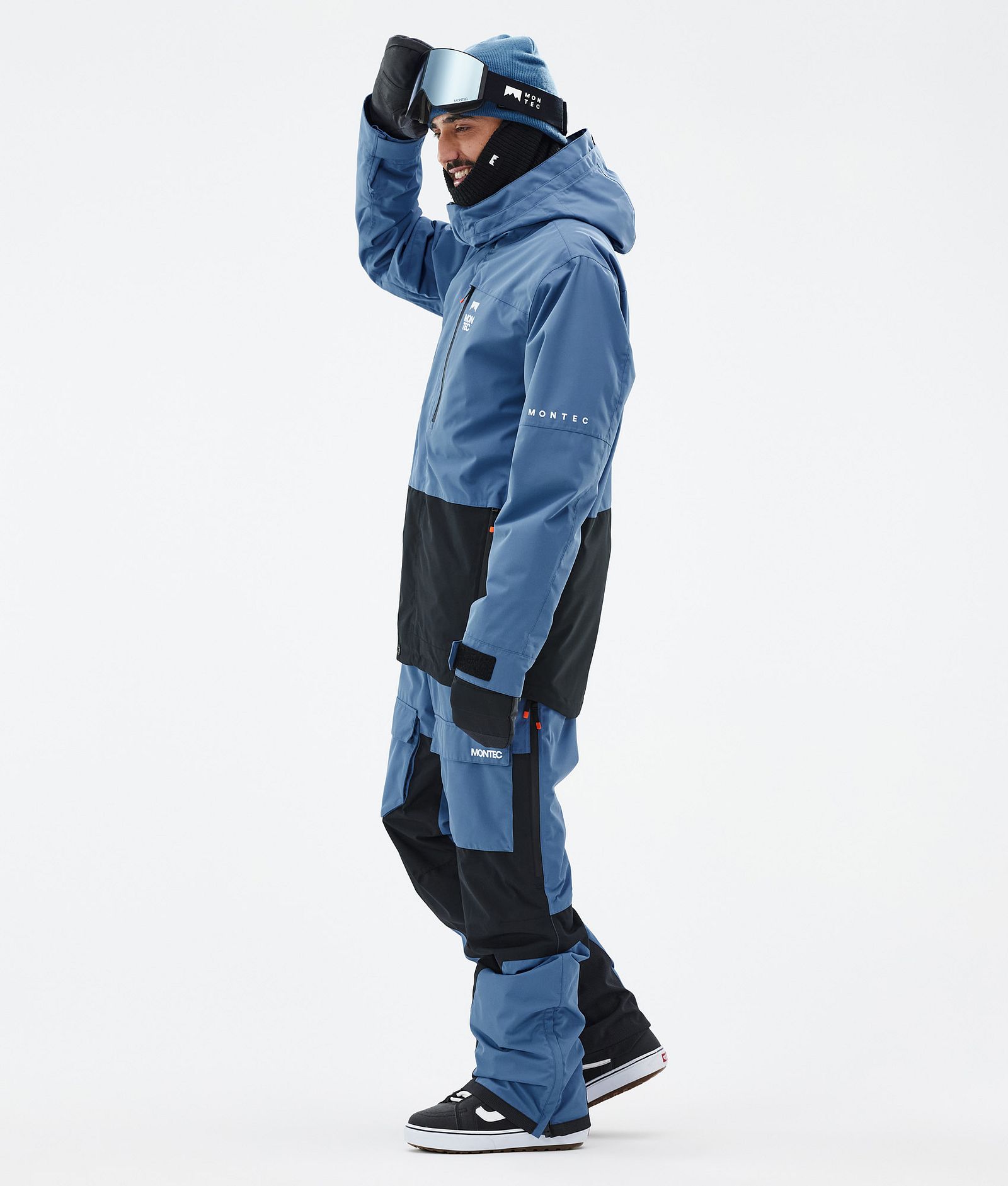 Montec Fawk Veste Snowboard Homme Blue Steel/Black, Image 4 sur 10