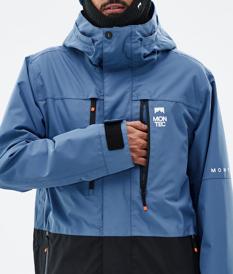 Montec Fawk Kurtka Snowboardowa Mężczyźni Blue Steel/Black, Zdjęcie 9 z 10