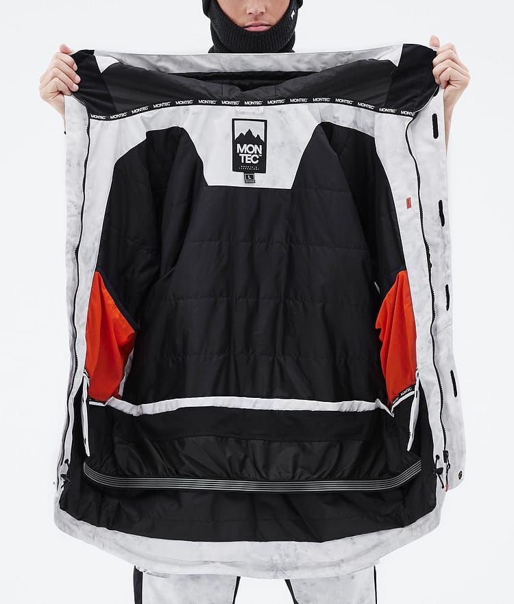 Montec Fawk Snowboard jas Heren White Tiedye, Afbeelding 10 van 10