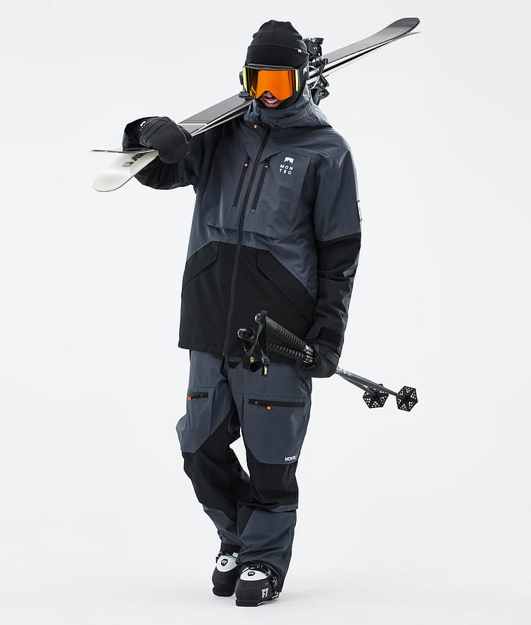 Montec Arch Veste de Ski Homme Metal Blue/Black, Image 3 sur 10