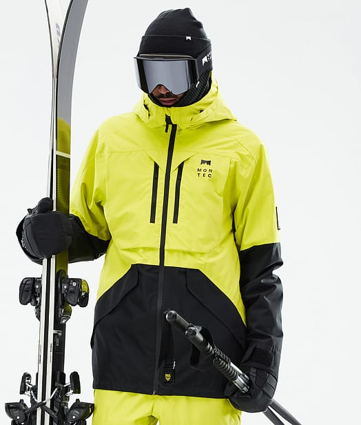 Montec Arch Ski Jacket Men Bright Yellow/Black