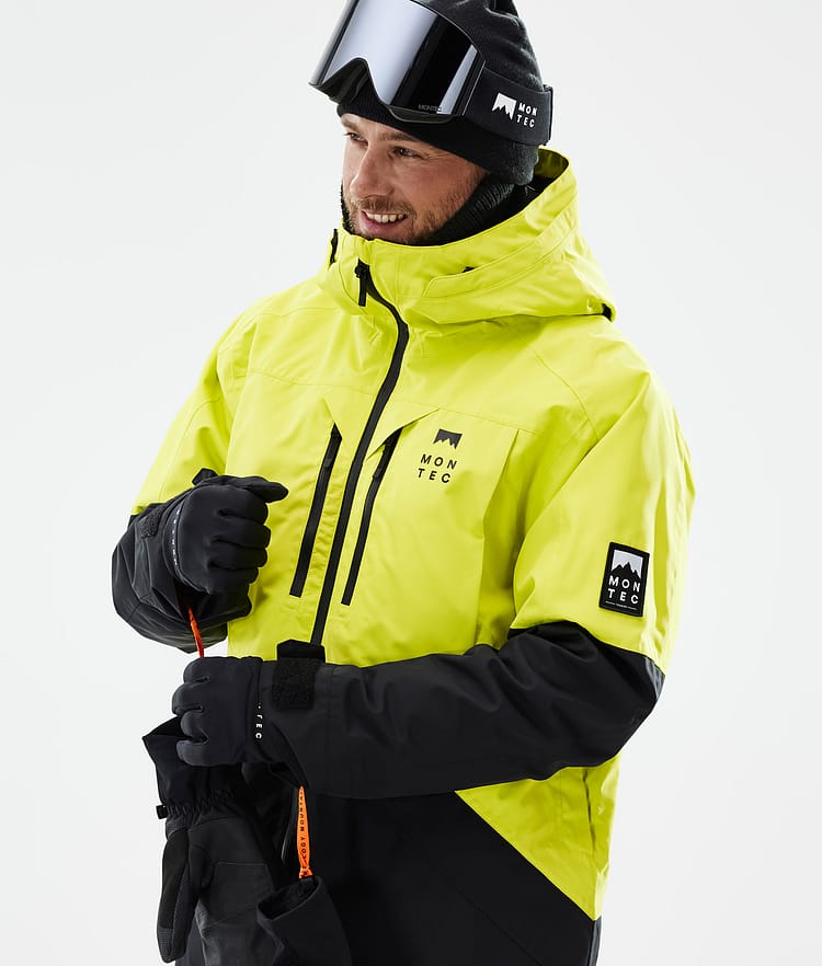Montec Arch Ski Jacket Men Bright Yellow/Black