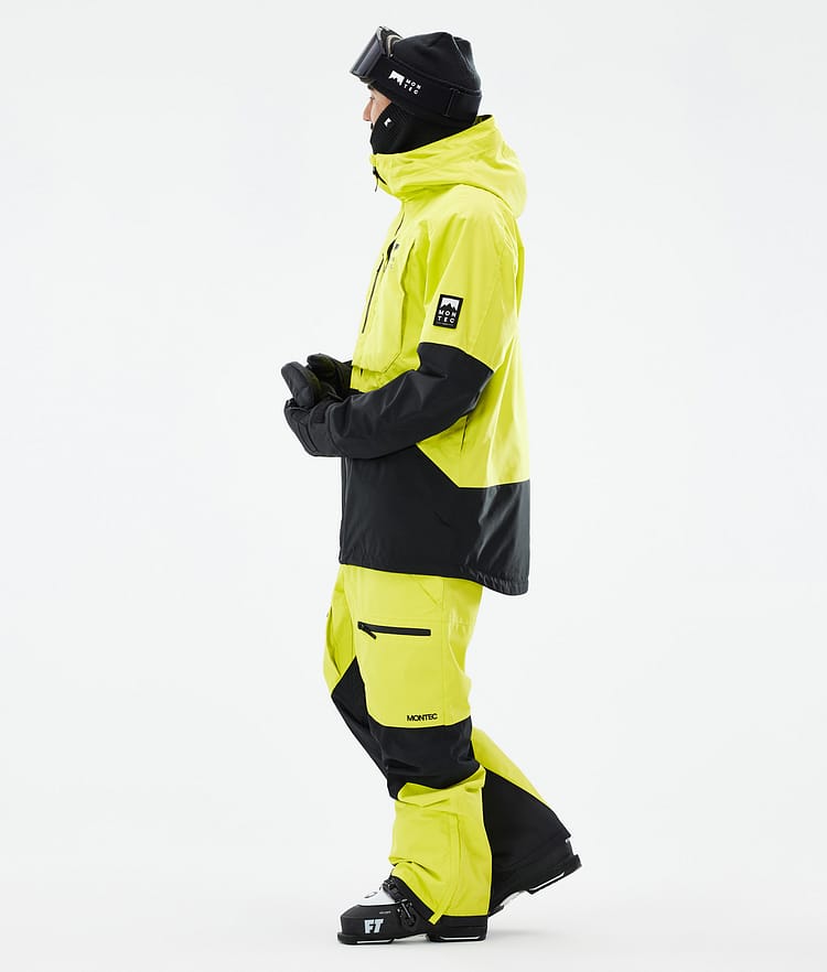 Montec Arch Ski Jacket Men Bright Yellow/Black, Image 4 of 10